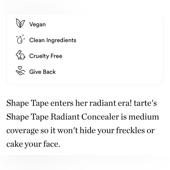 ONLY 1! Tarte Shape Tape Radiant Medium Coverage Concealer 20B LIGHT 🪞 NEW - Picture 7 of 11